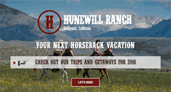 Desktop Screenshot of hunewillranch.com